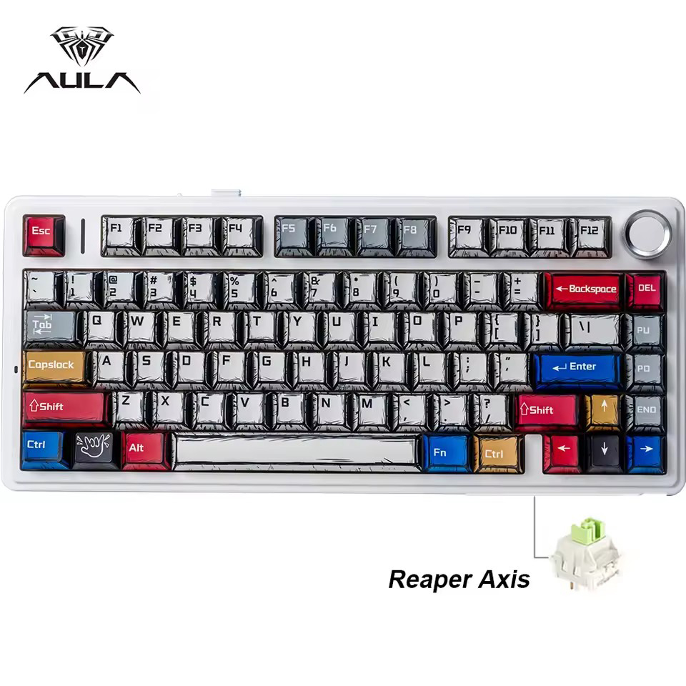 Gaming Keyboard Types - AULA F75 Original OEM RGB LED
