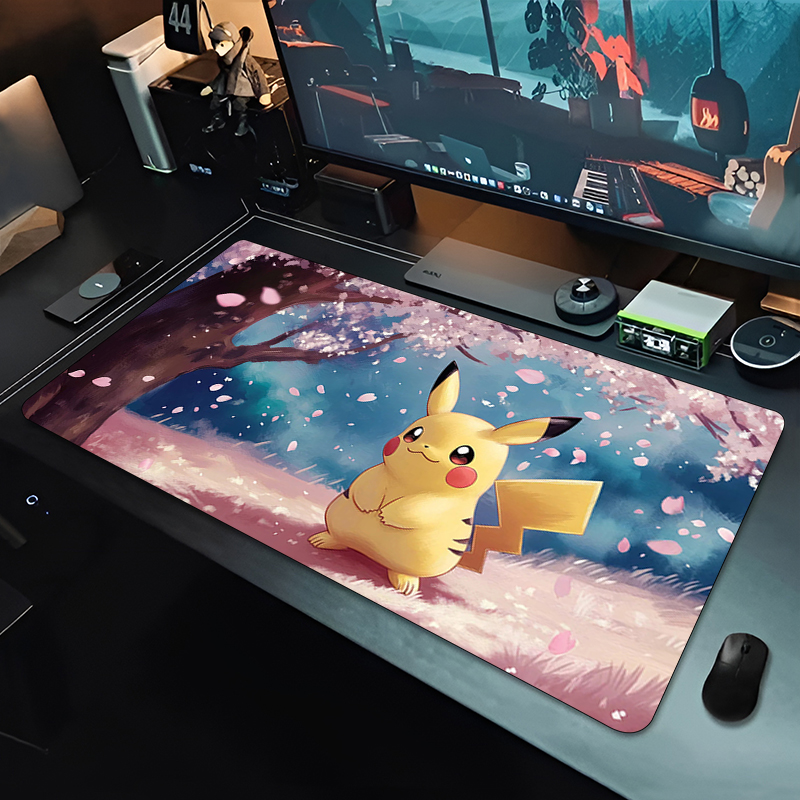 Gaming Keyboard En Mouse - Anime Mouse Pad Cute Pikachu E-sports