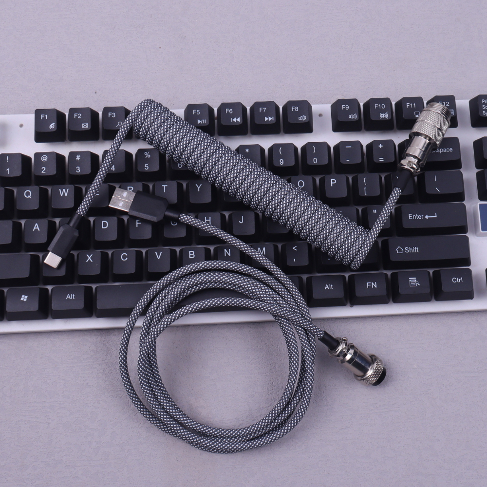 Gaming Keyboard Types - Coiled Cable Keyboard USB Type C
