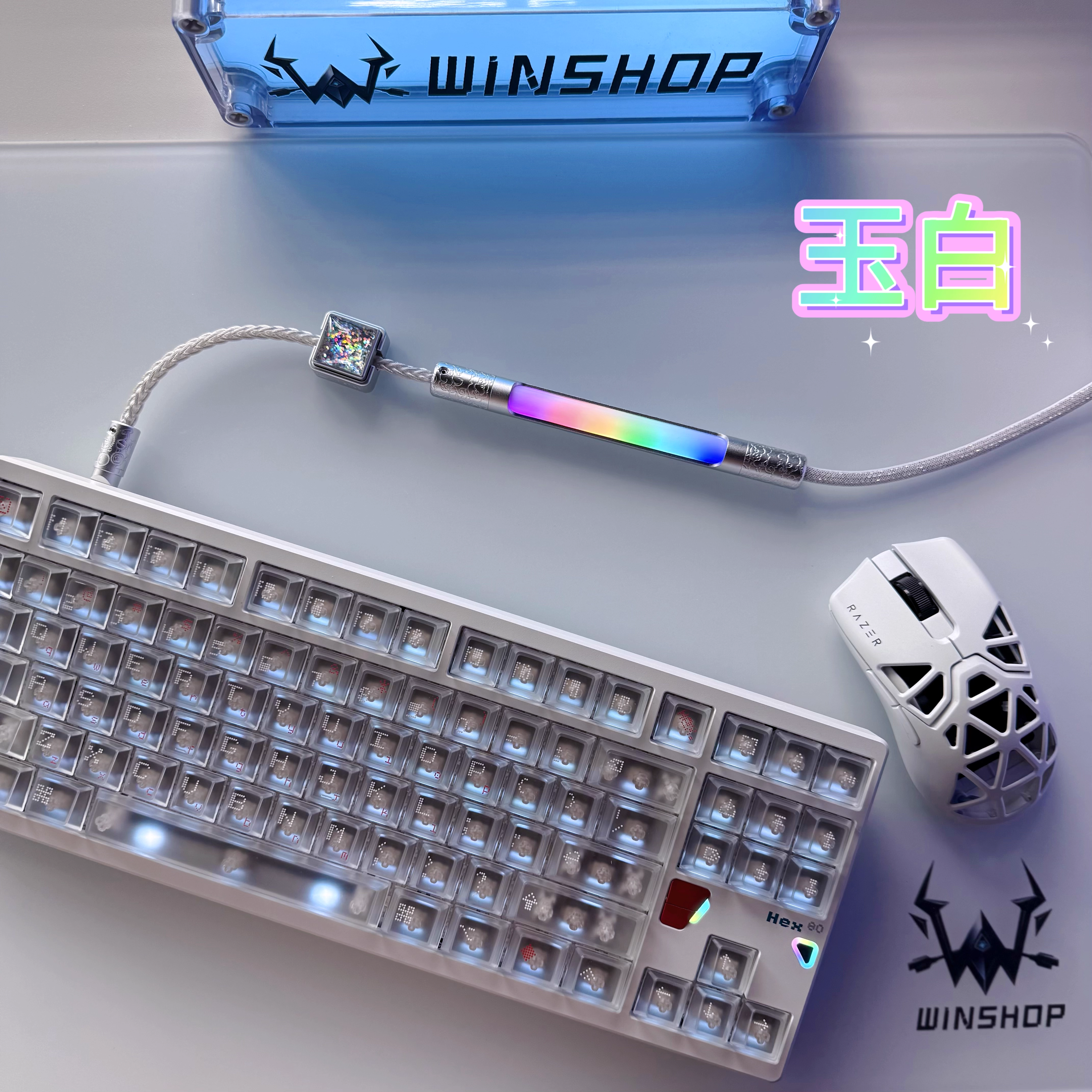 Gaming Keyboard Types - Winshop Cable 8K Magnetic Switch Keyboard