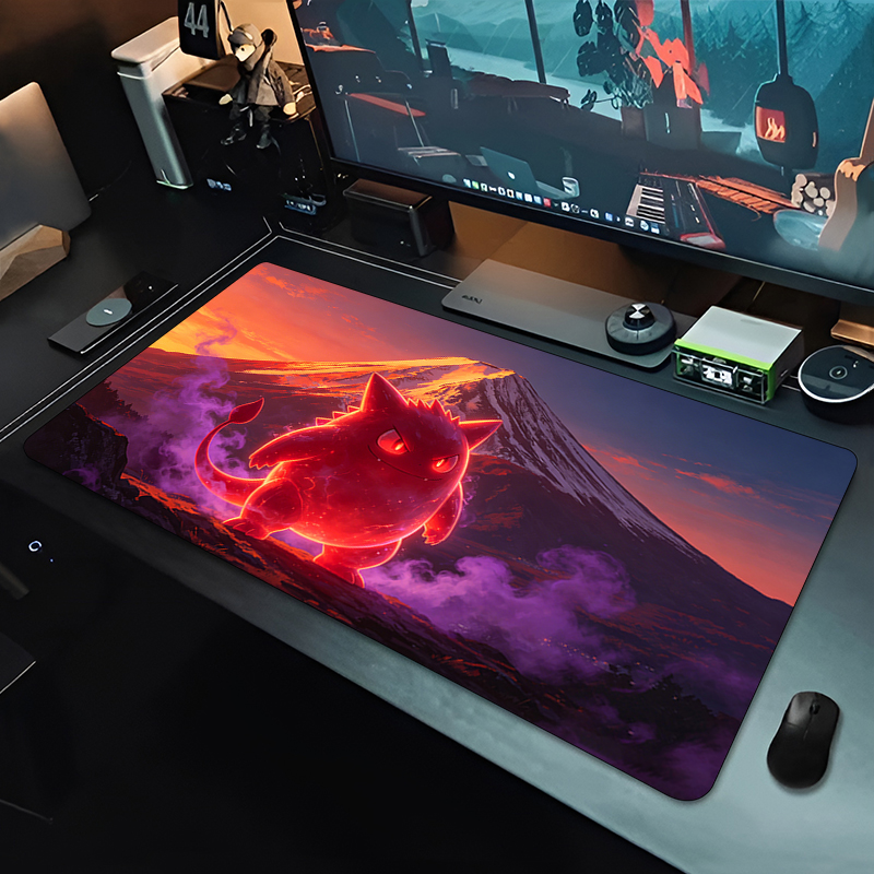 Gaming Keyboard En Mouse - Mouse Pads Anime Pokemon Gengar Gamer
