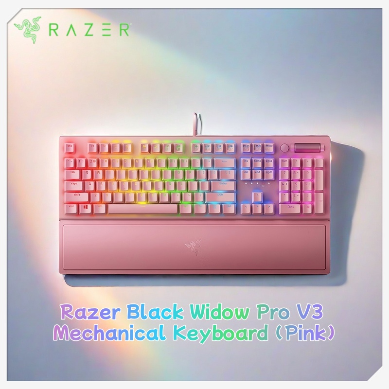 Keyboard Gaming Transparent - Razer BlackWidow V3 Pink Mechanical Keyboard