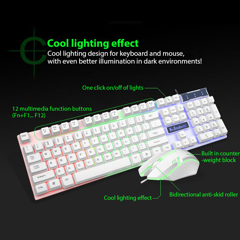 KM320 Keyboard And Mouse Set W - Gaming Keyboard And Mouse Combo recensie en prijs