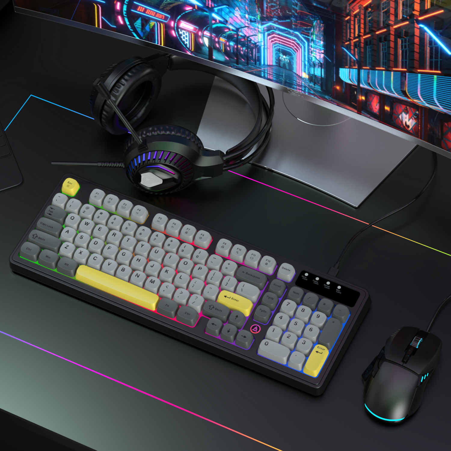 AJAZZ AT120 Bundle: Gaming Key - Keyboard Mouse Bundle Gaming recensie en prijs