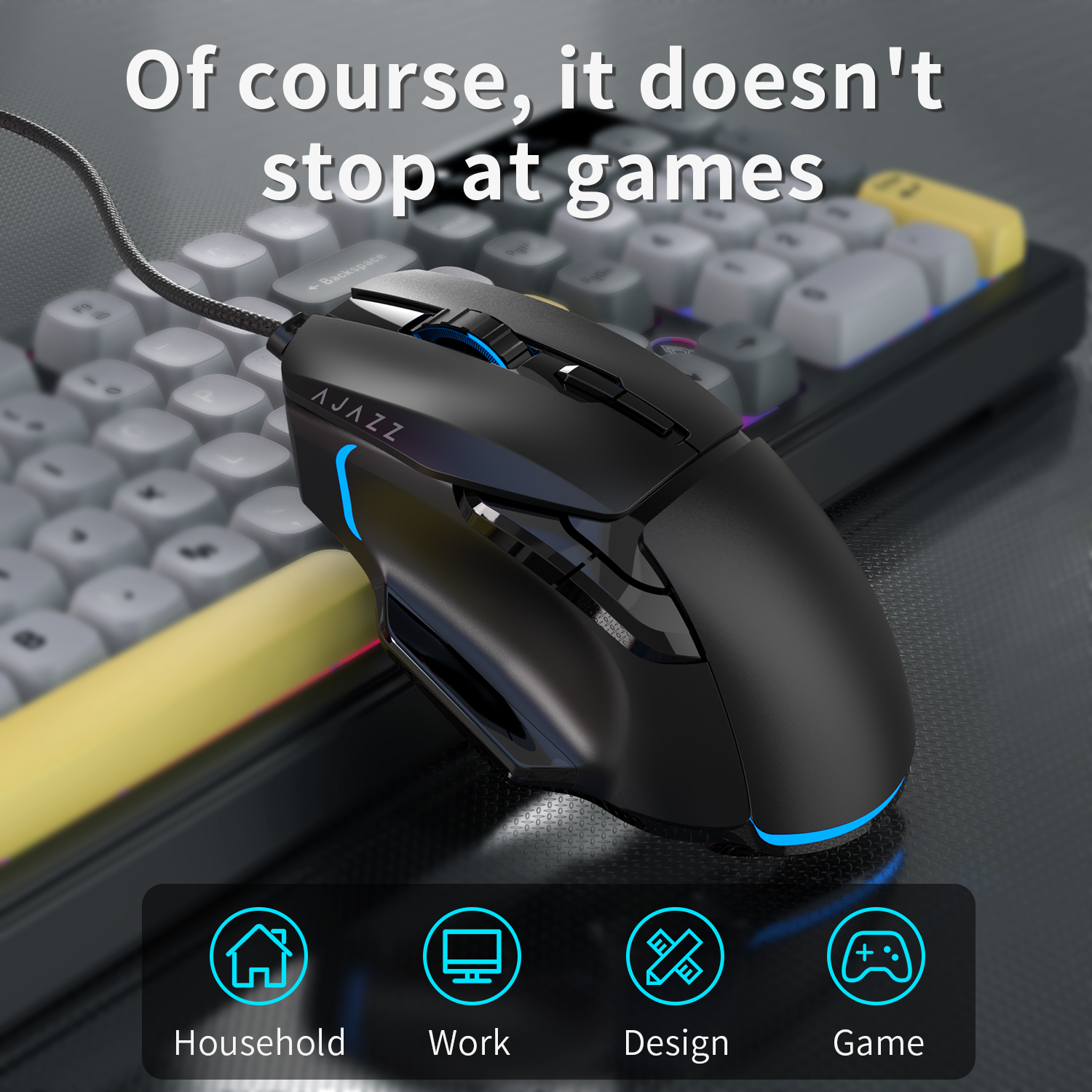 AJAZZ AT120 Bundle: Gaming Key - Keyboard Mouse Bundle Gaming recensie en prijs