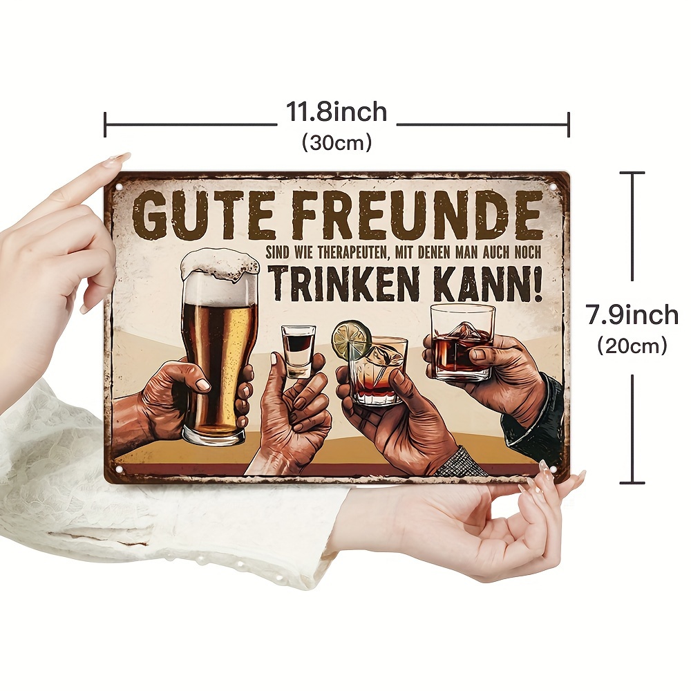 German Vintage Metal Sign, Goo - Brass Weight Plate recensie en prijs