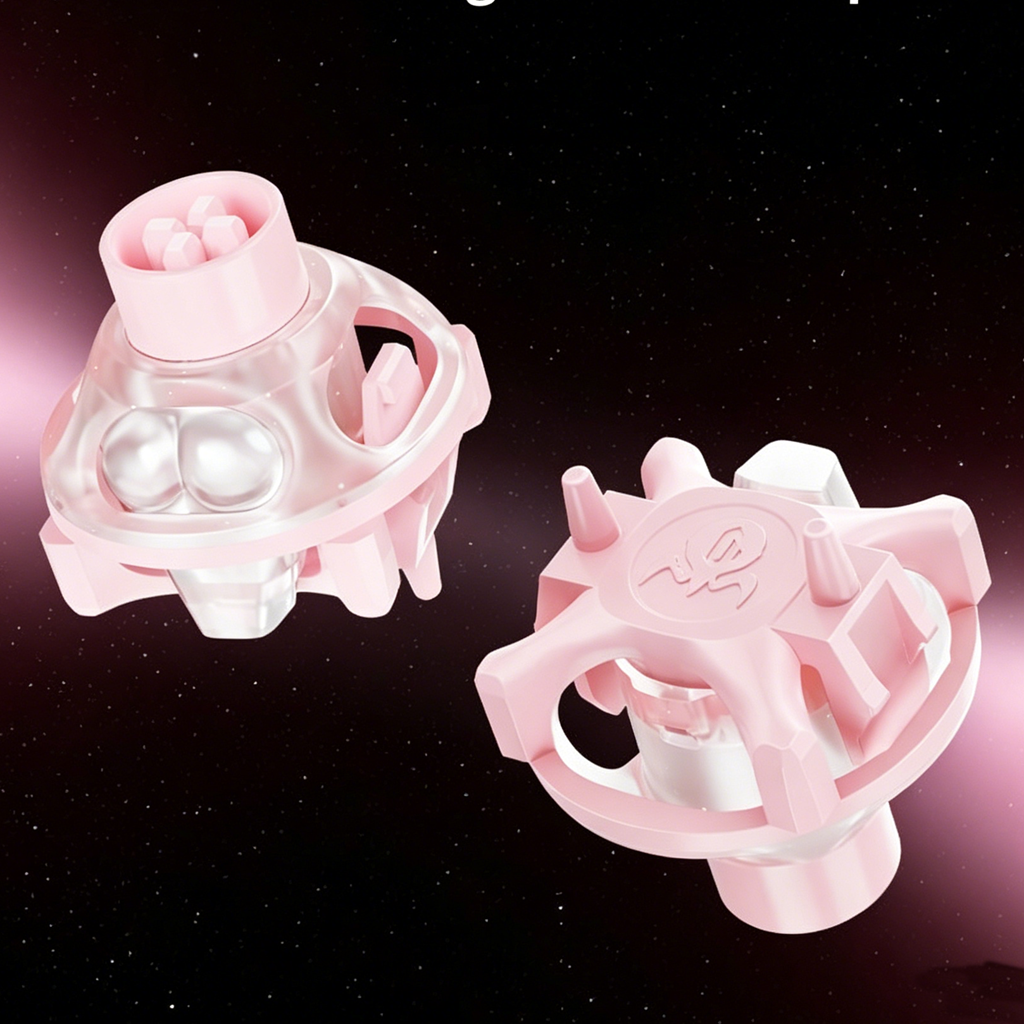 UFO Peach Pink Magnetic Switch - Gaming Keyboard Thocky recensie en prijs