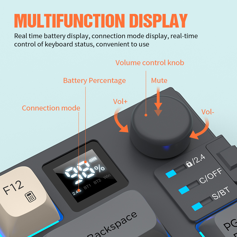 New Dual-Mode 80 Keys Wireless - Gaming Keyboard Extension recensie en prijs