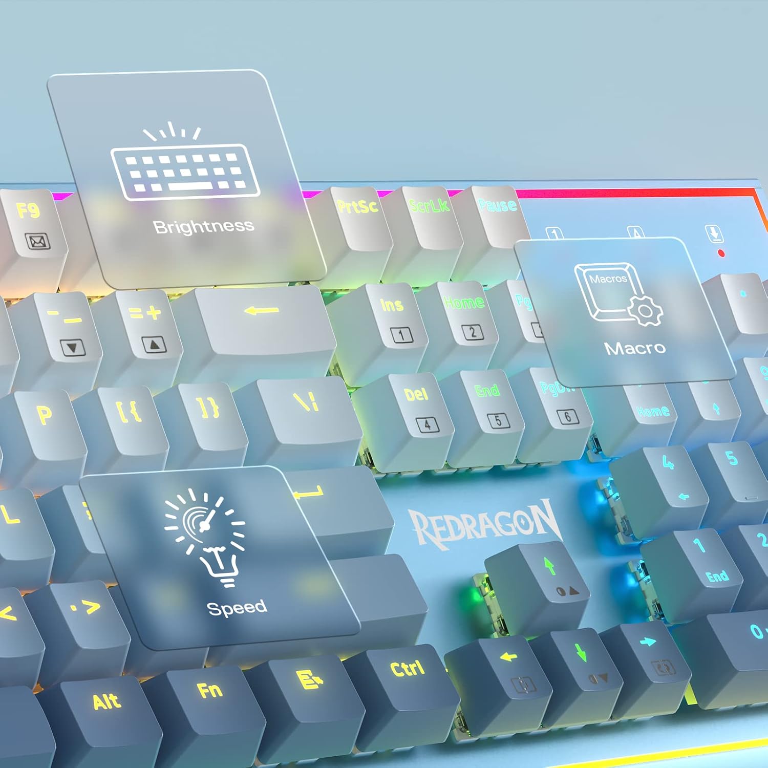 Redragon K654 RGB Gaming 104 K - Gaming Keyboard Mobile recensie en prijs