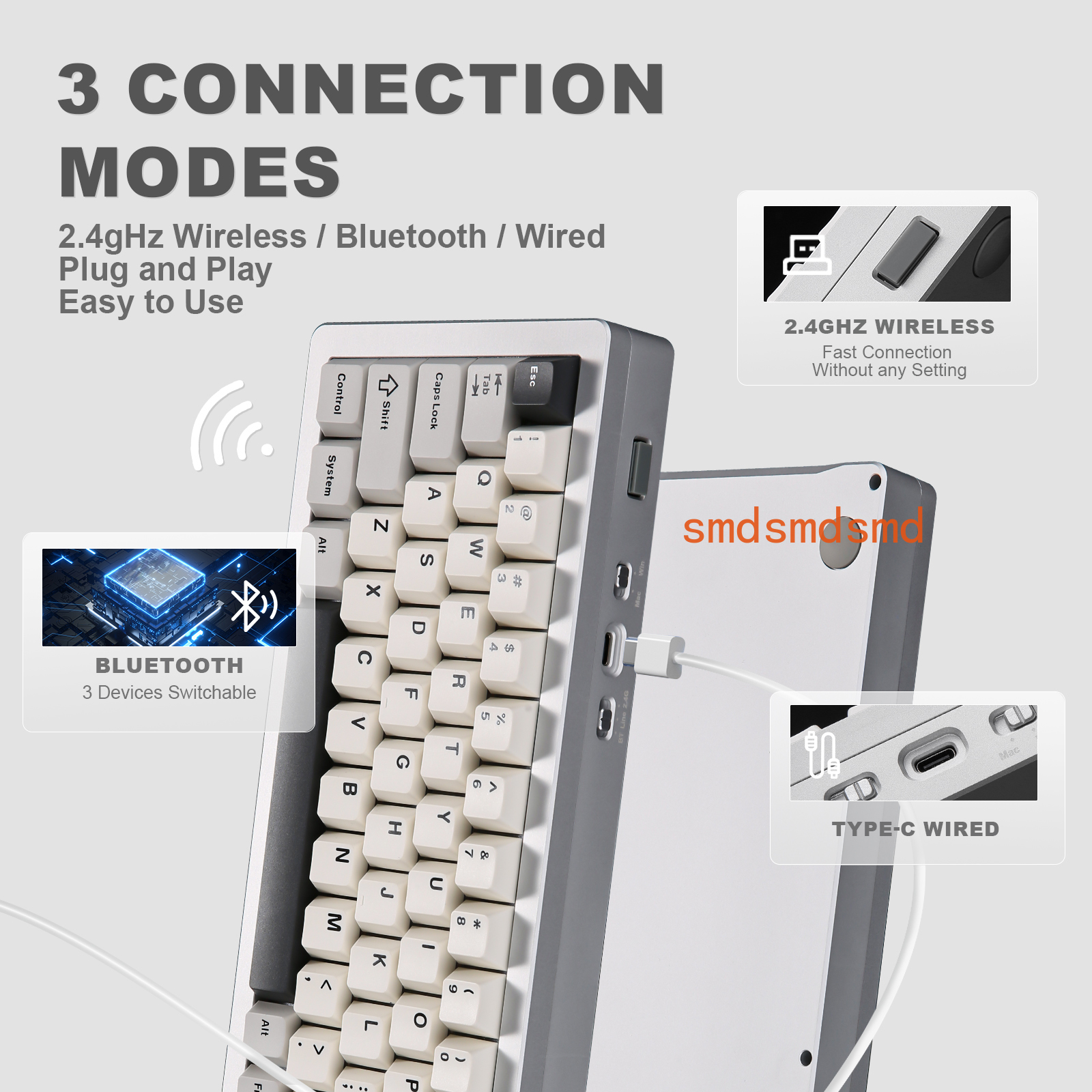 AL71 Silver CNC Aluminum Mecha - Keyboard Gaming Mac recensie en prijs