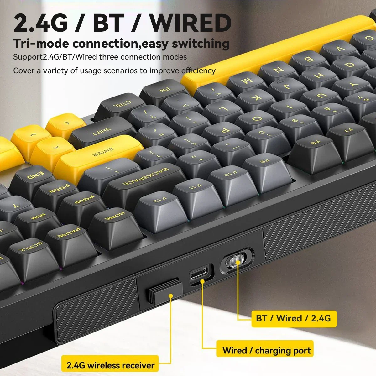 Wireless Mechanical Gaming Key - Gaming Keyboard Thocky recensie en prijs