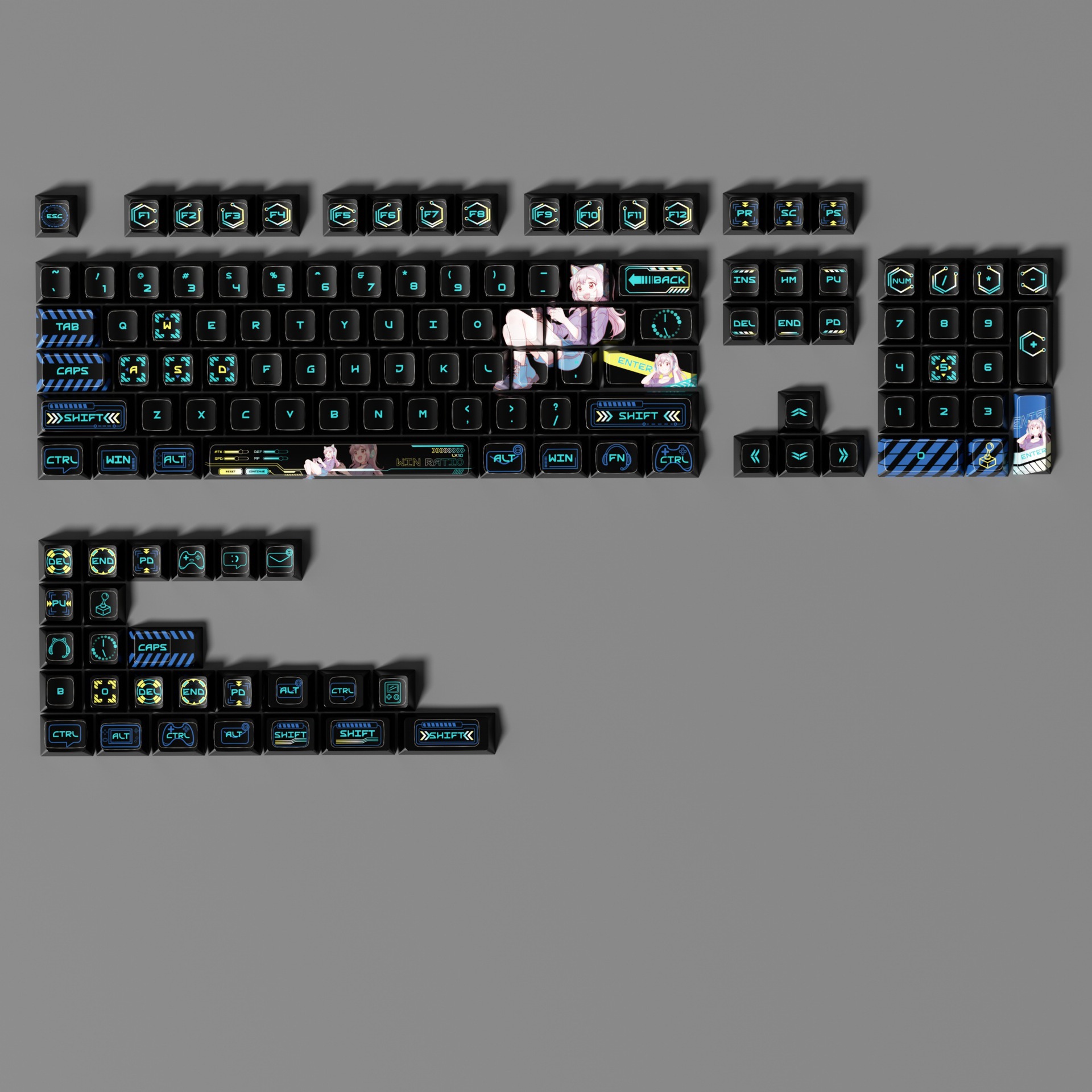 E-Sports Story - Black V1 Anim - Keyboard Gaming Transparent recensie en prijs