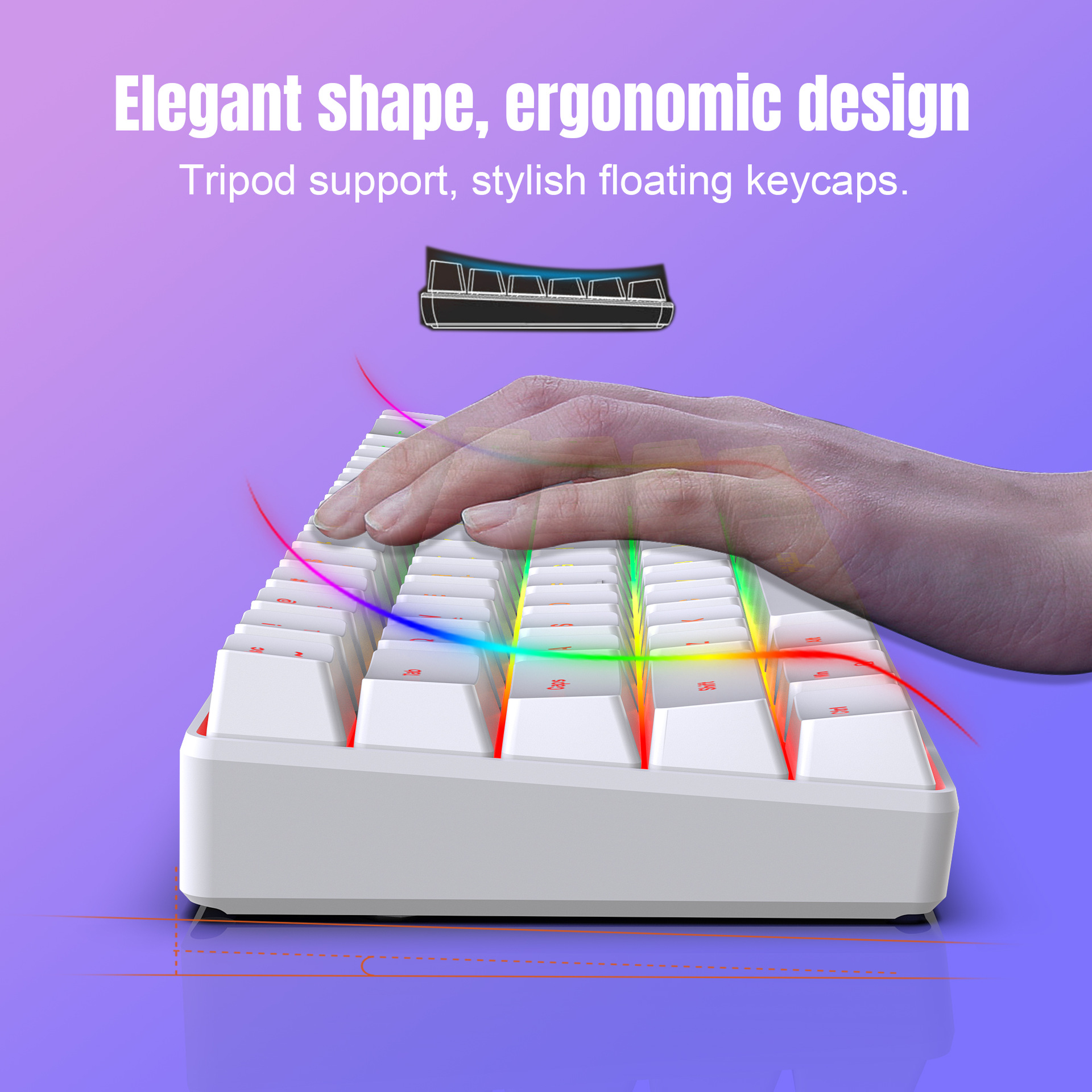 Keyboard and mouse 68key wired - Gaming Keyboard Extension recensie en prijs