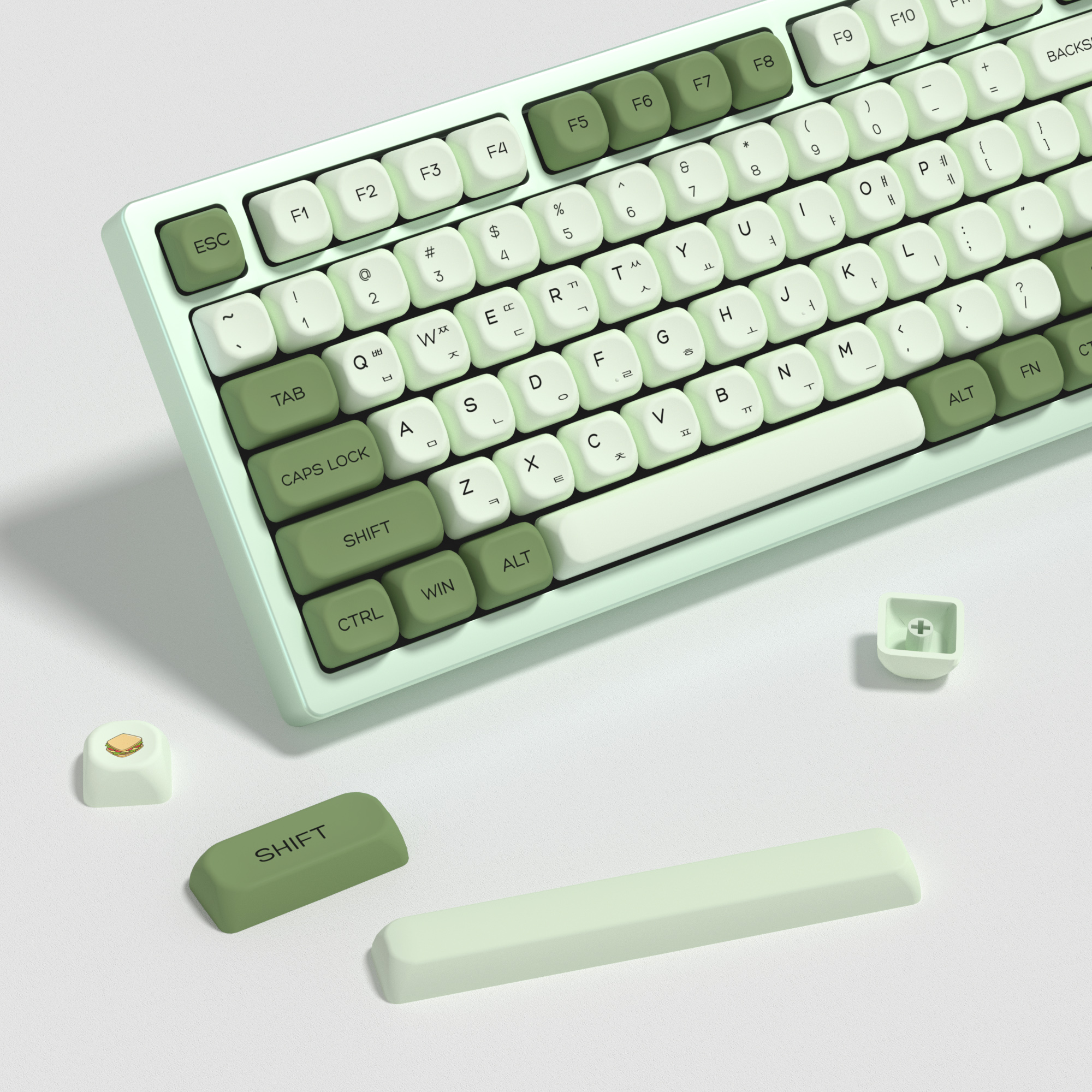 KBDiy Matcha Korean Keycap Gre - Gaming Keyboard Number Pad recensie en prijs