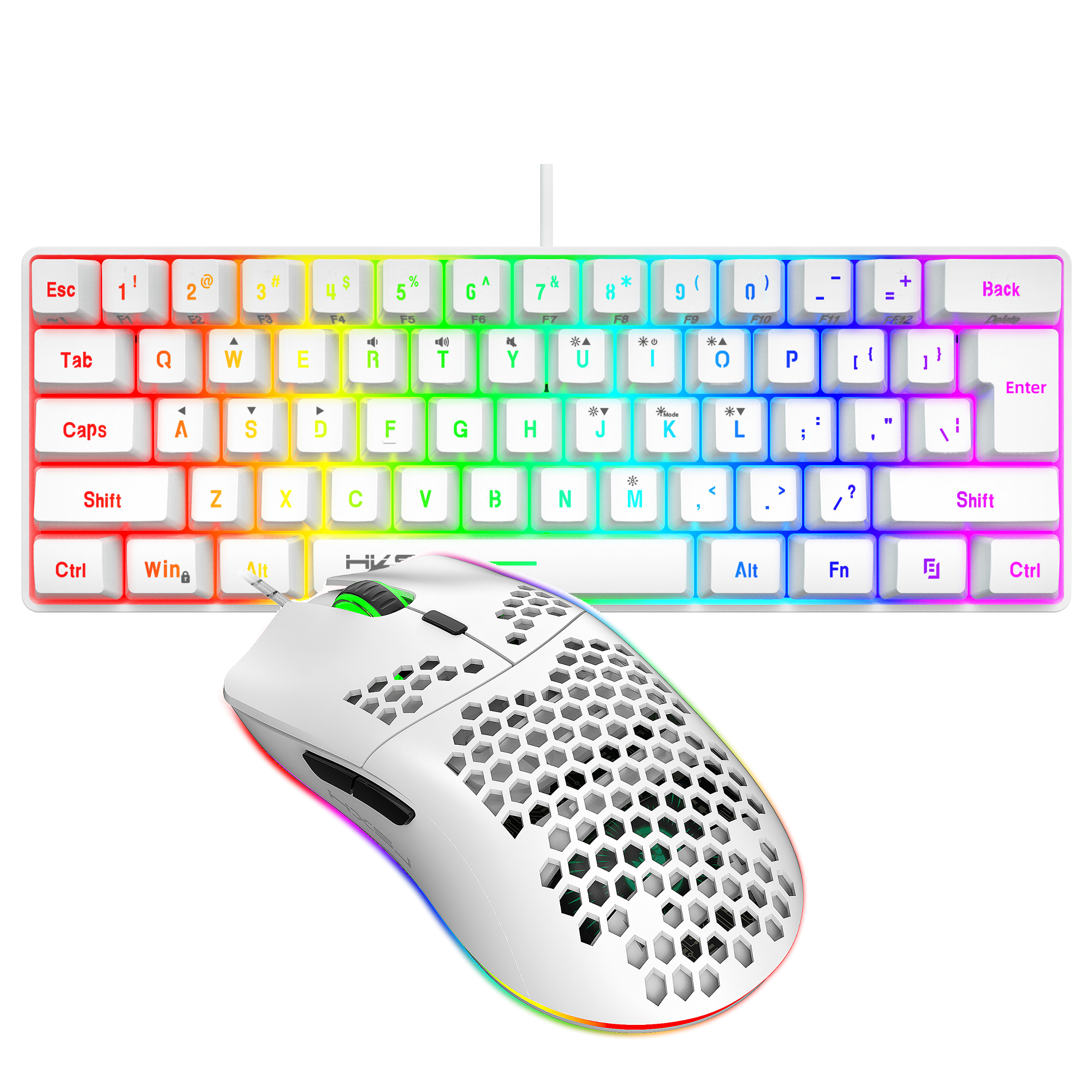 Hot selling HXSJ 61 keys V700  - Gaming Keyboard Extension recensie en prijs