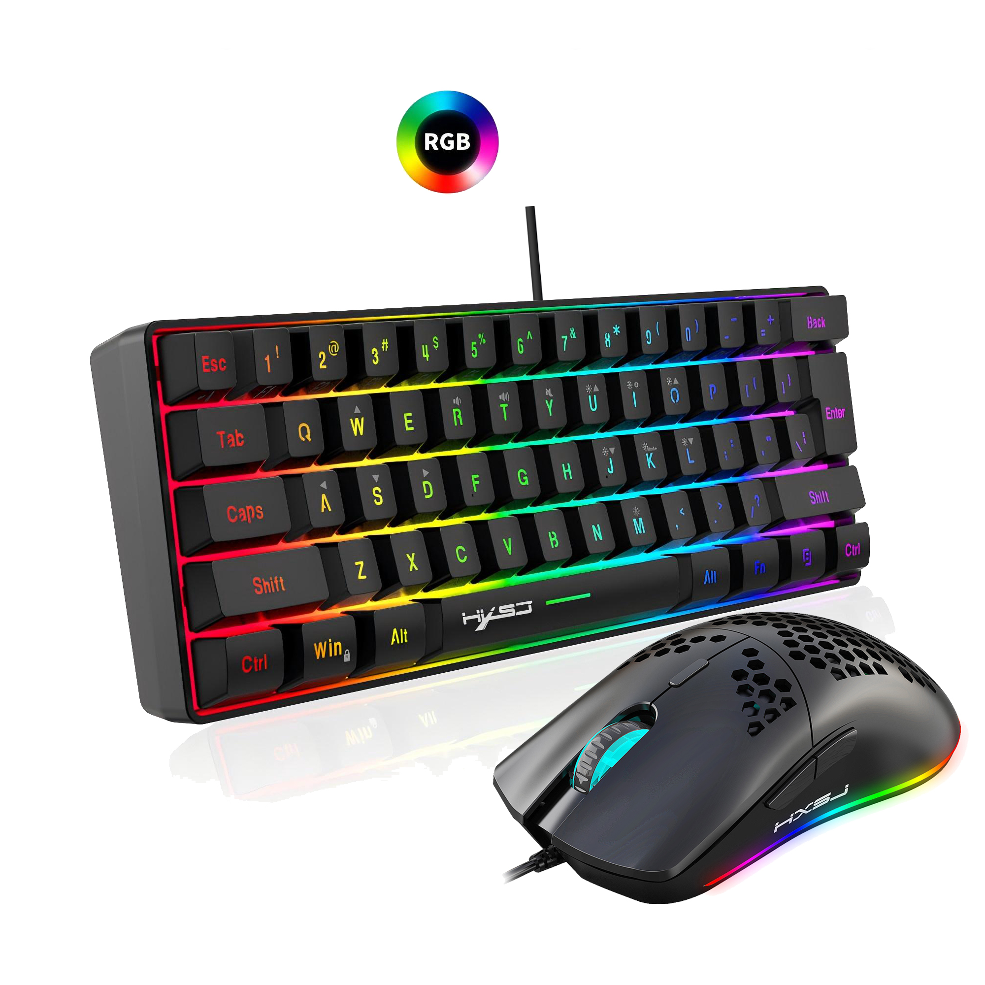 Hot selling HXSJ 61 keys V700  - Gaming Keyboard Extension recensie en prijs