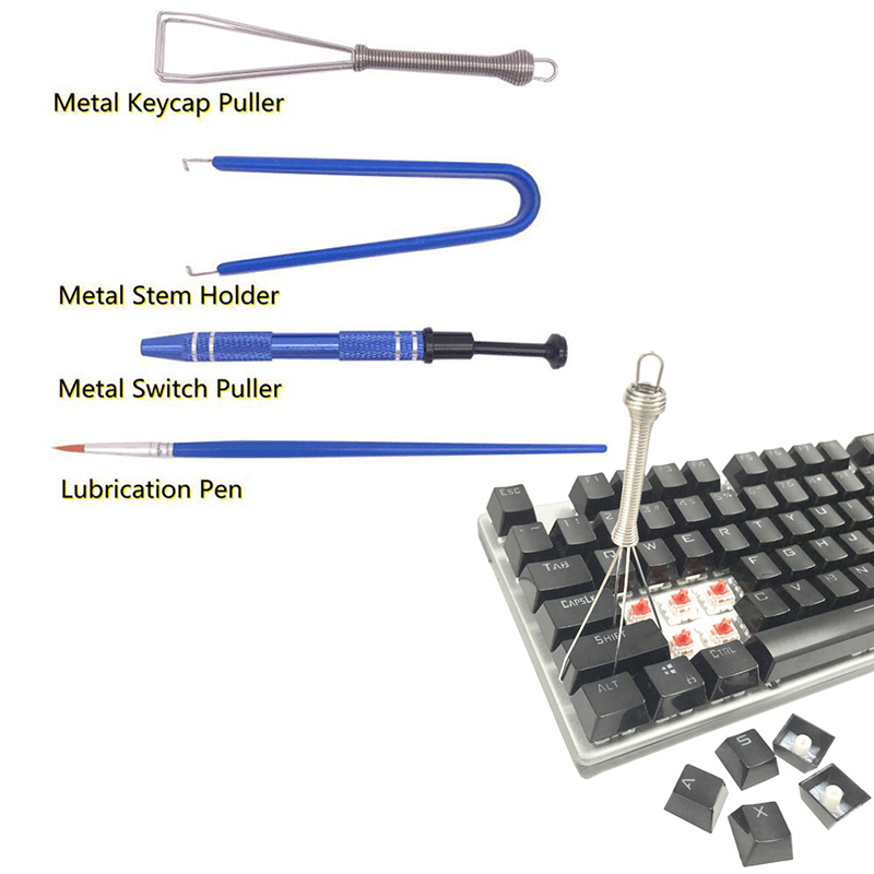 1Set Keyboard Cleaning Tool Ki - Keycap Puller Ring recensie en prijs