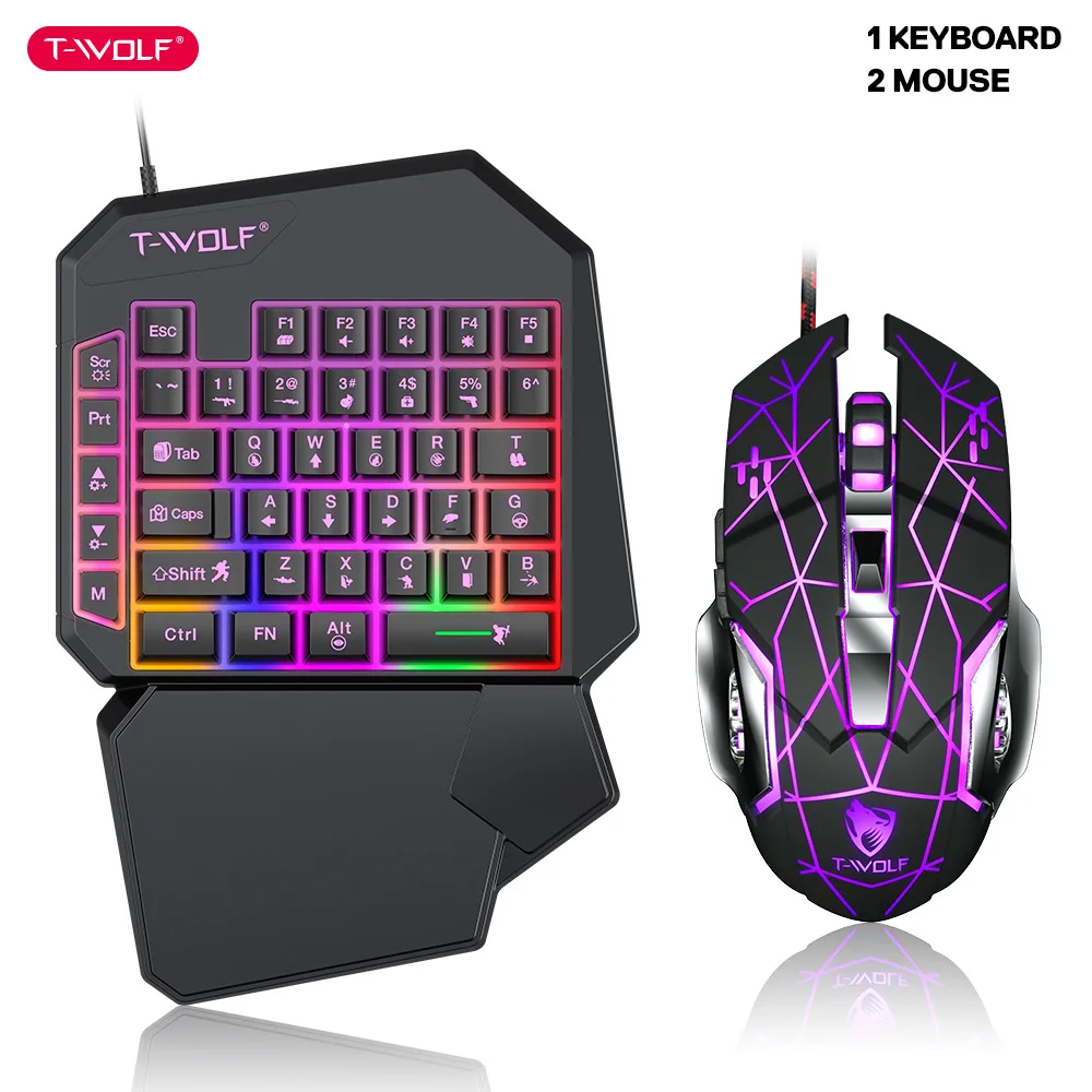 T-WOLF TF900 One Handed Keyboa - Gaming Keyboard Mobile recensie en prijs