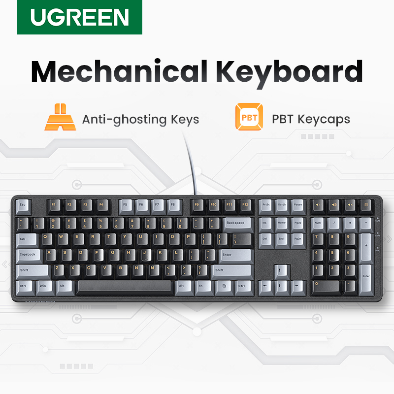 UGREEN Mechanical Keyboard 108 - Keyboard Gaming Mac recensie en prijs