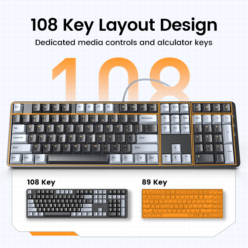UGREEN Mechanical Keyboard 108 - Keyboard Gaming Mac recensie en prijs