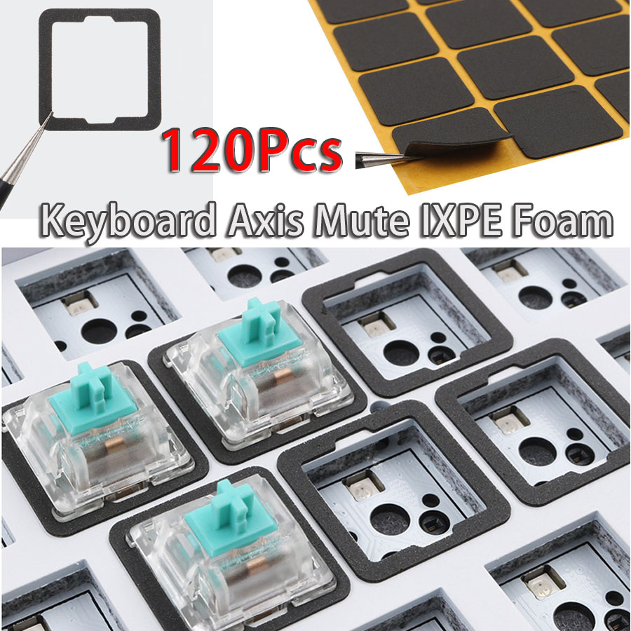 120PCS DIY Keyboard Inter-Axis - Foam Dampener Sheet recensie en prijs