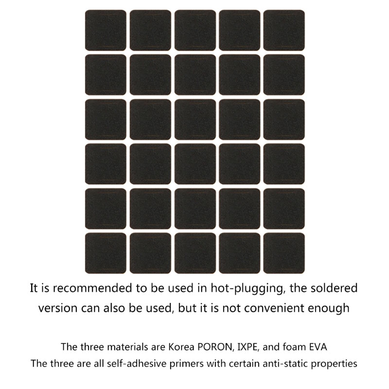 120PCS DIY Keyboard Inter-Axis - Foam Dampener Sheet recensie en prijs