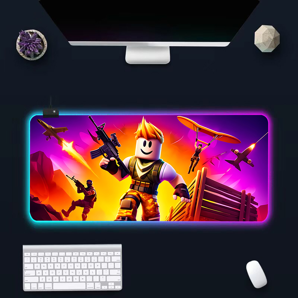 Hot game R-robloxs Cartoon RGB - Gaming Keyboard En Mouse recensie en prijs