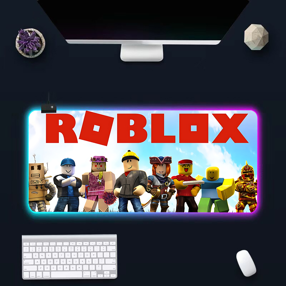 Hot game R-robloxs Cartoon RGB - Gaming Keyboard En Mouse recensie en prijs