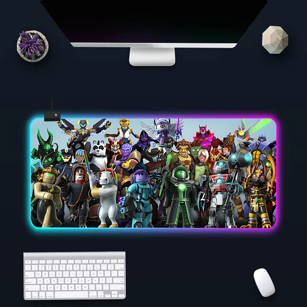 Hot game R-robloxs Cartoon RGB - Gaming Keyboard En Mouse recensie en prijs