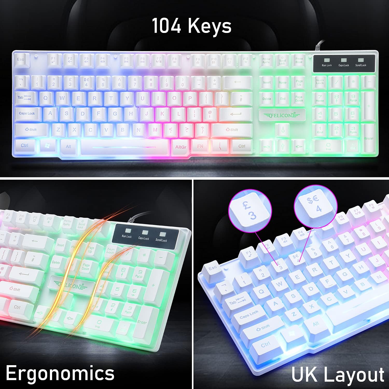 MAMBASNAKE T11 UK 100% Gaming  - Gaming Keyboard Extension recensie en prijs
