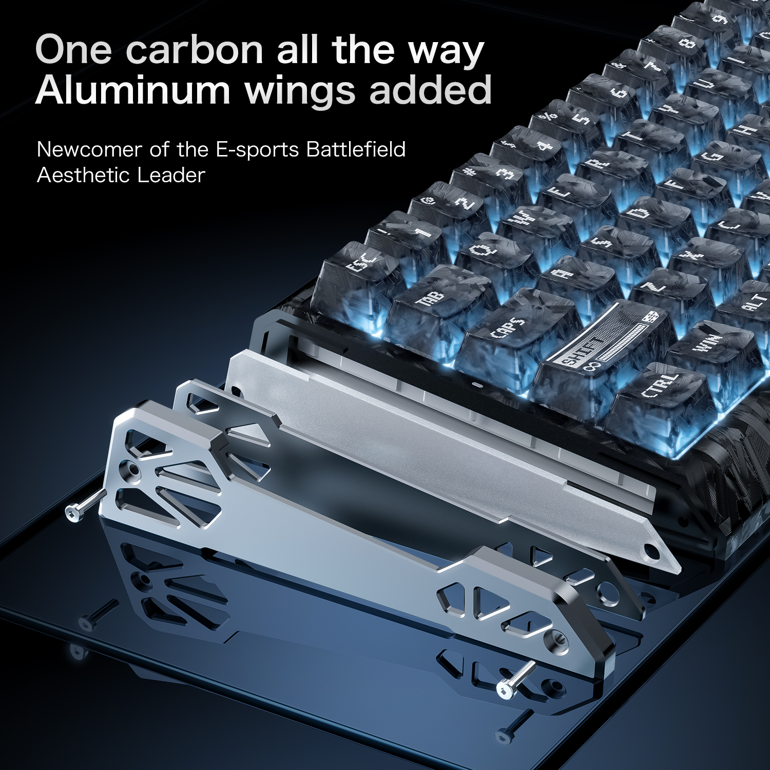 ATTACK SHARK R68HE Wired Keybo - Keyboard Gaming Transparent recensie en prijs