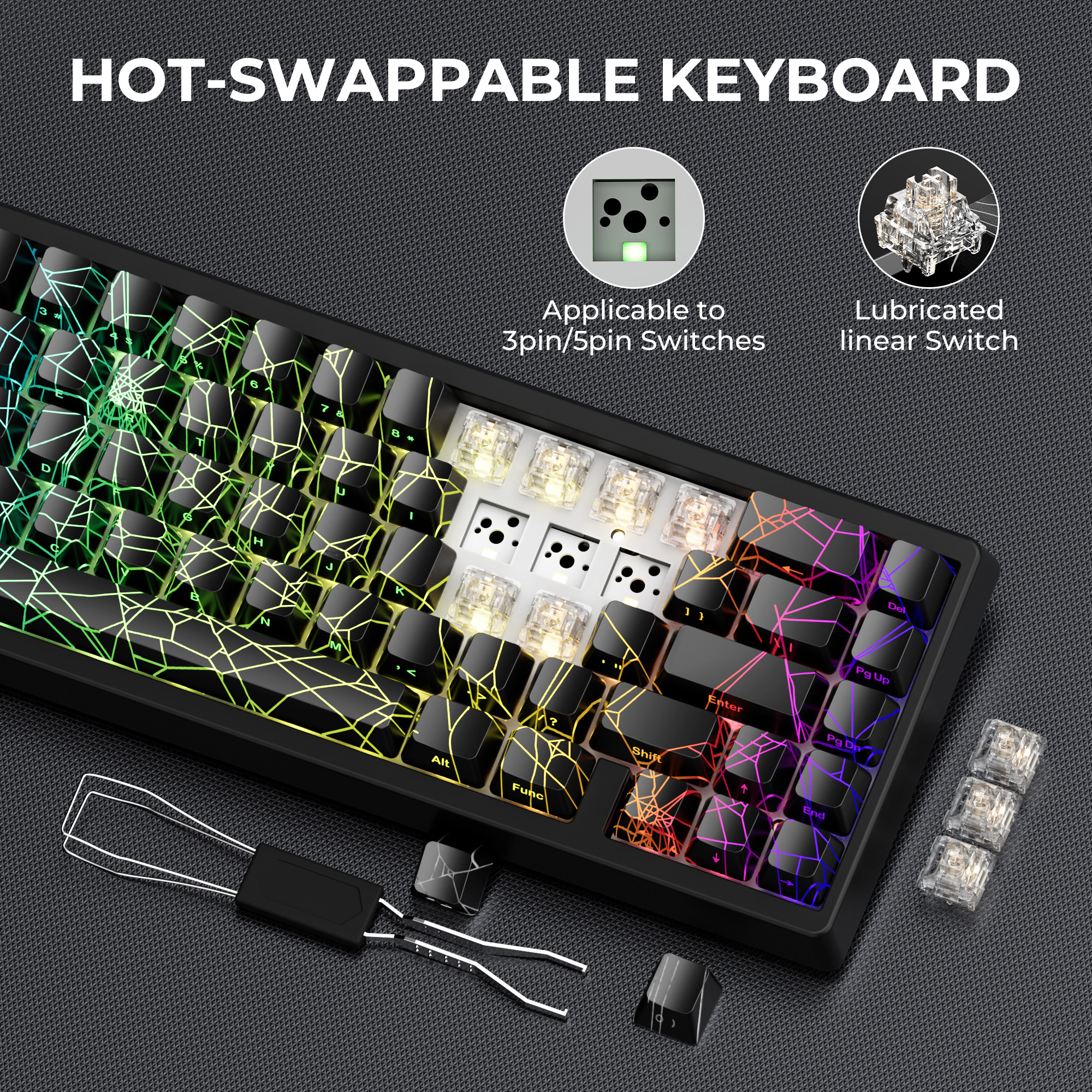 XVX M67 60% Percent Keyboard W - Gaming Keyboard Thocky recensie en prijs