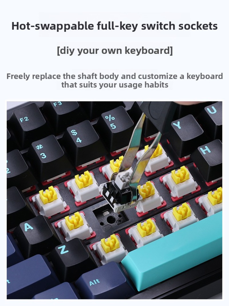 AULA F87 Pro Wireless Mechanic - Gaming Keyboard Thocky recensie en prijs