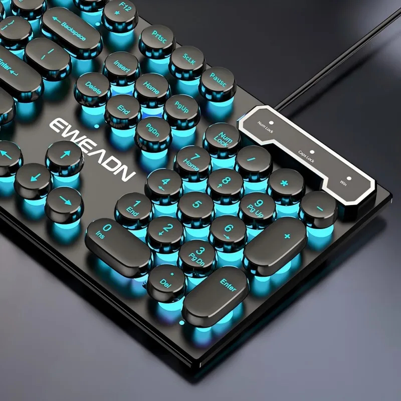 Retro Punk Mechanical Feel Key - Gaming Keyboard Mouse recensie en prijs