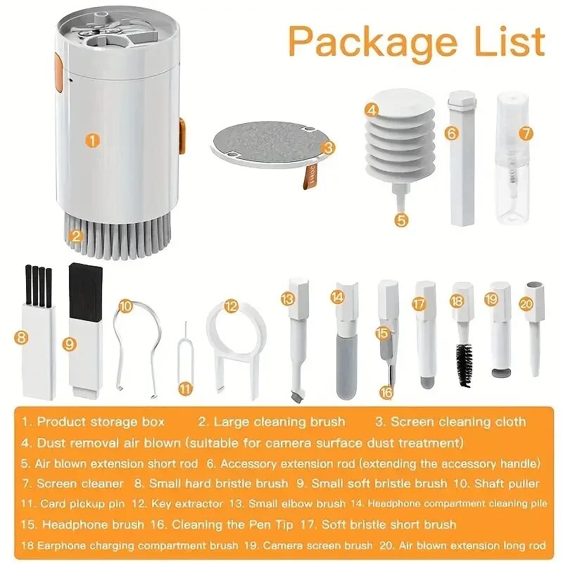 20-in-1 Cleaner Kit Computer K - Keycap Puller Ring recensie en prijs