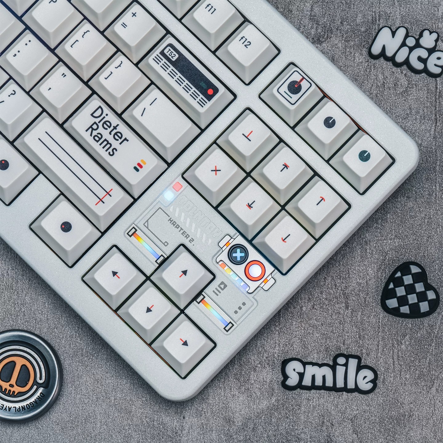 144 Keys Dieters White Keycaps - Keyboard Gaming Mac recensie en prijs