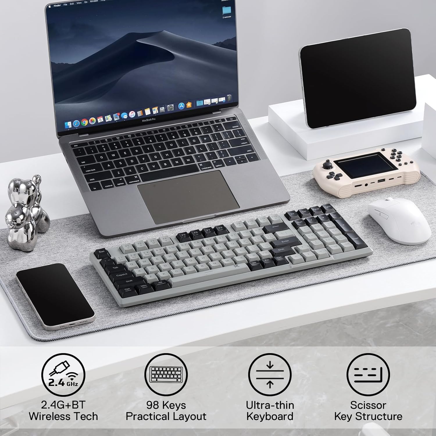 Redragon BK7114 Low-Profile 2. - Gaming Keyboard Mobile recensie en prijs