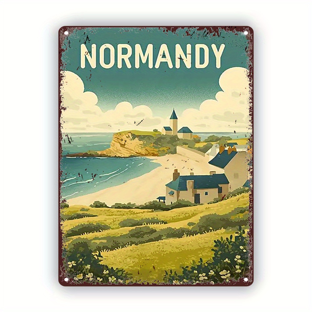Vintage Normandy Beach Landsca - Brass Weight Plate recensie en prijs