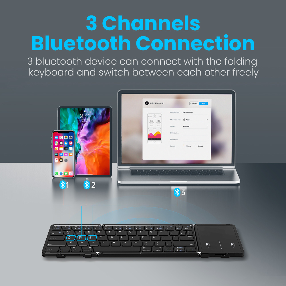 BOW Korea/Russia Wireless Fold - Gaming Keyboard Number Pad recensie en prijs