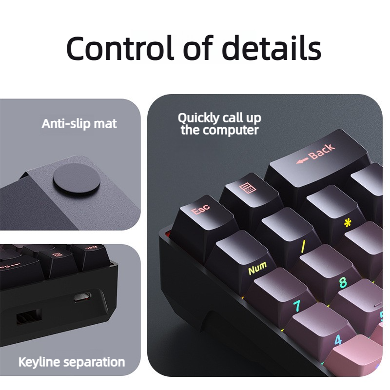 F20 20 Keys Pad Mechanical Num - Gaming Keyboard Number Pad recensie en prijs