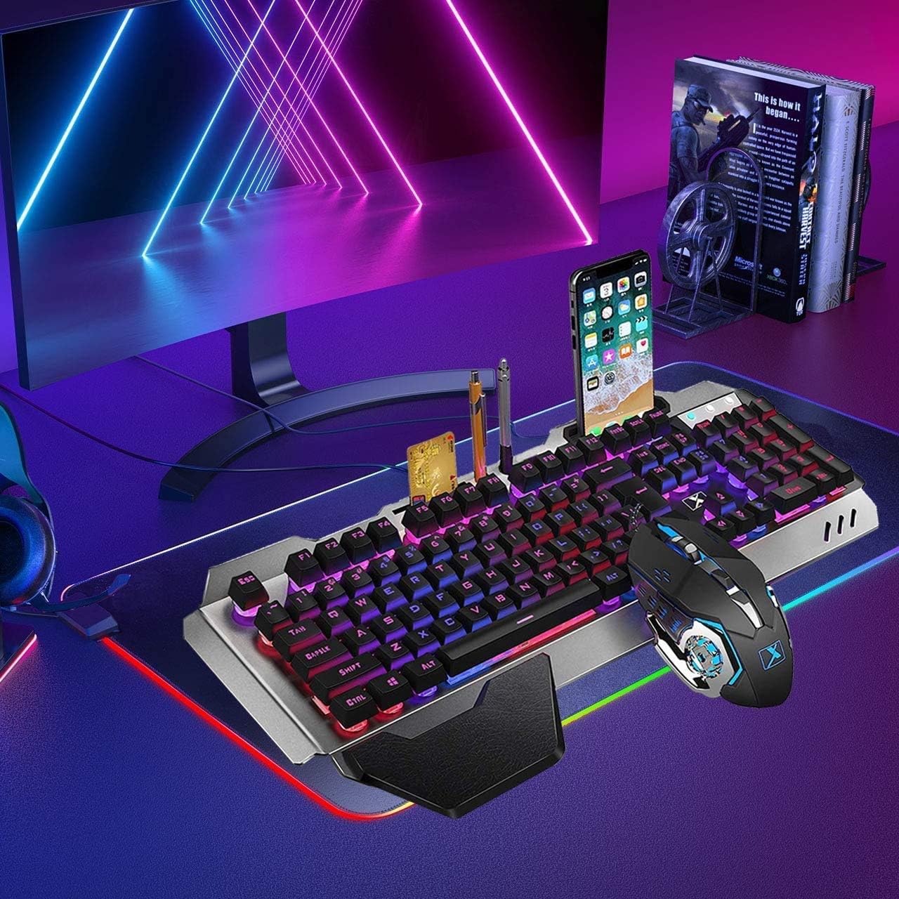 RGB Gaming Keyboard Mouse Comb - Gaming Keyboard Number Pad recensie en prijs