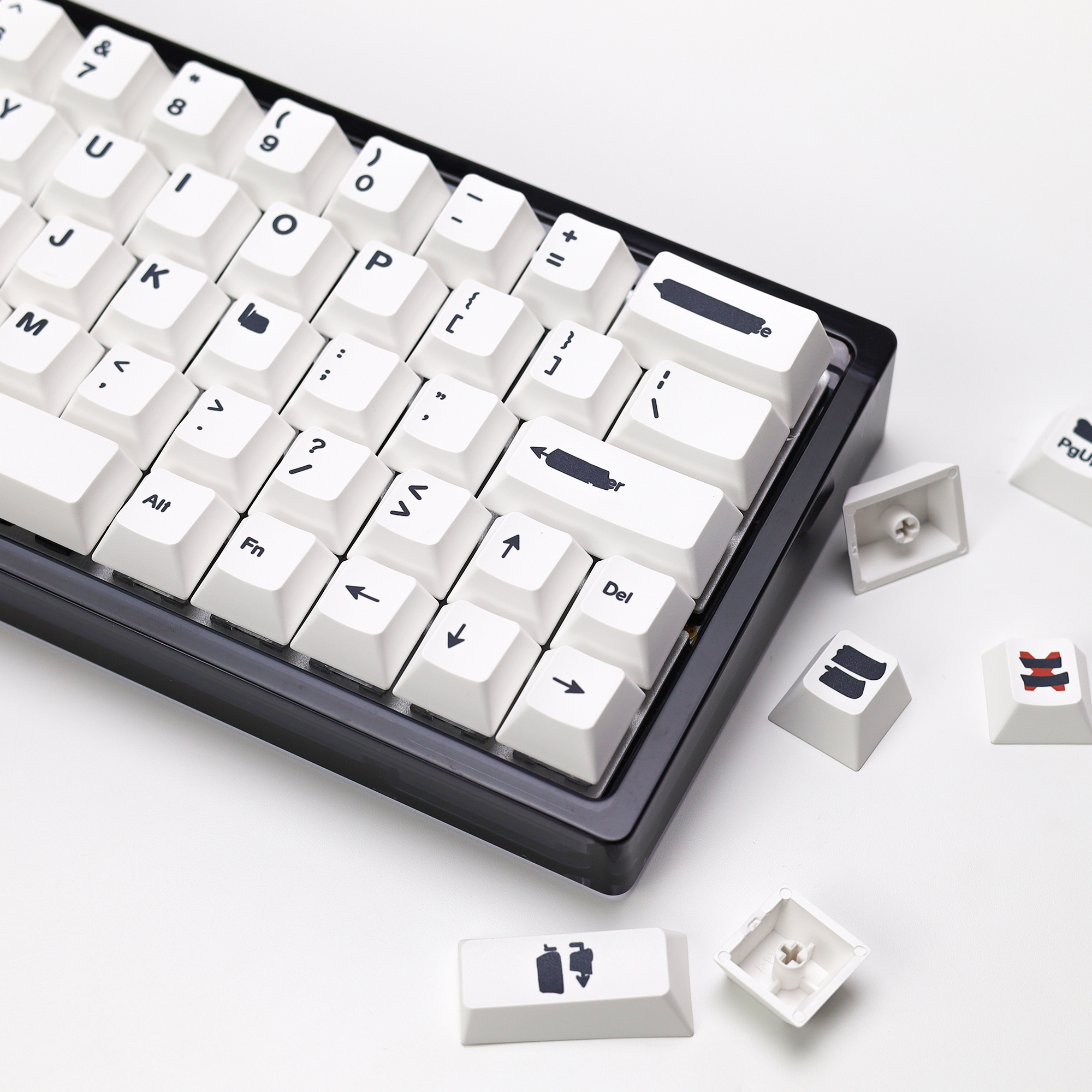 KBDiy Retro GMK Redacted Keyca - Gaming Keyboard Number Pad recensie en prijs