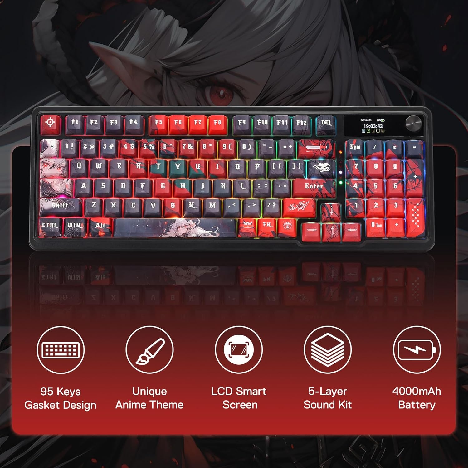 Redragon Wireless Gasket Gamin - Gaming Keyboard Mobile recensie en prijs