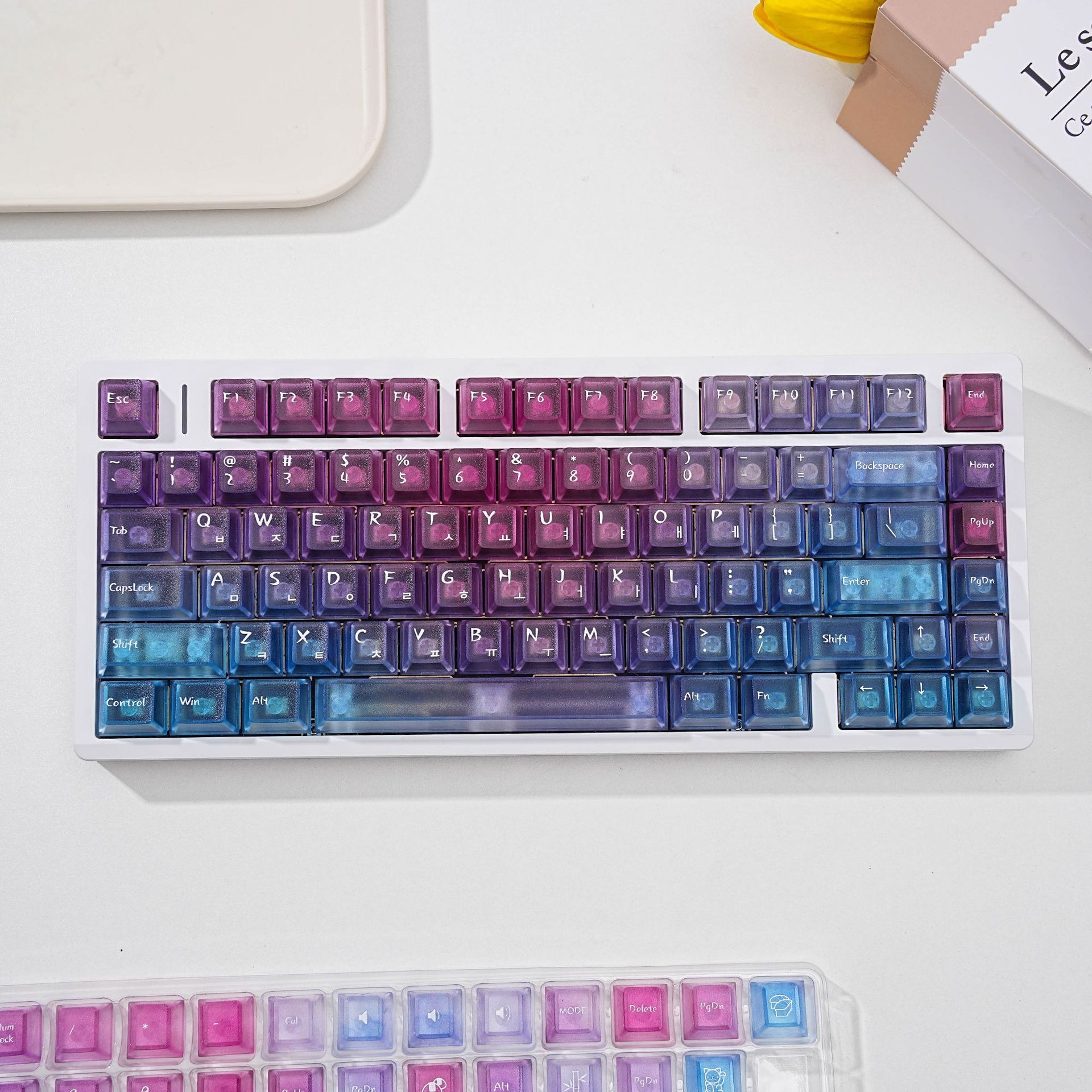 Gradient Transparent Korean ke - Keyboard Gaming Transparent recensie en prijs
