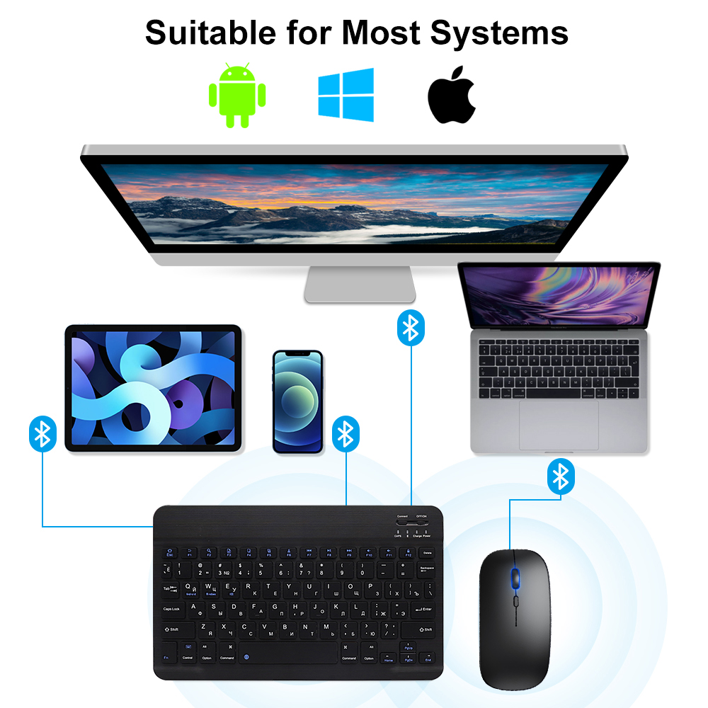 Bluetooth Keyboard and Mouse F - Gaming Keyboard And Mouse Combo recensie en prijs