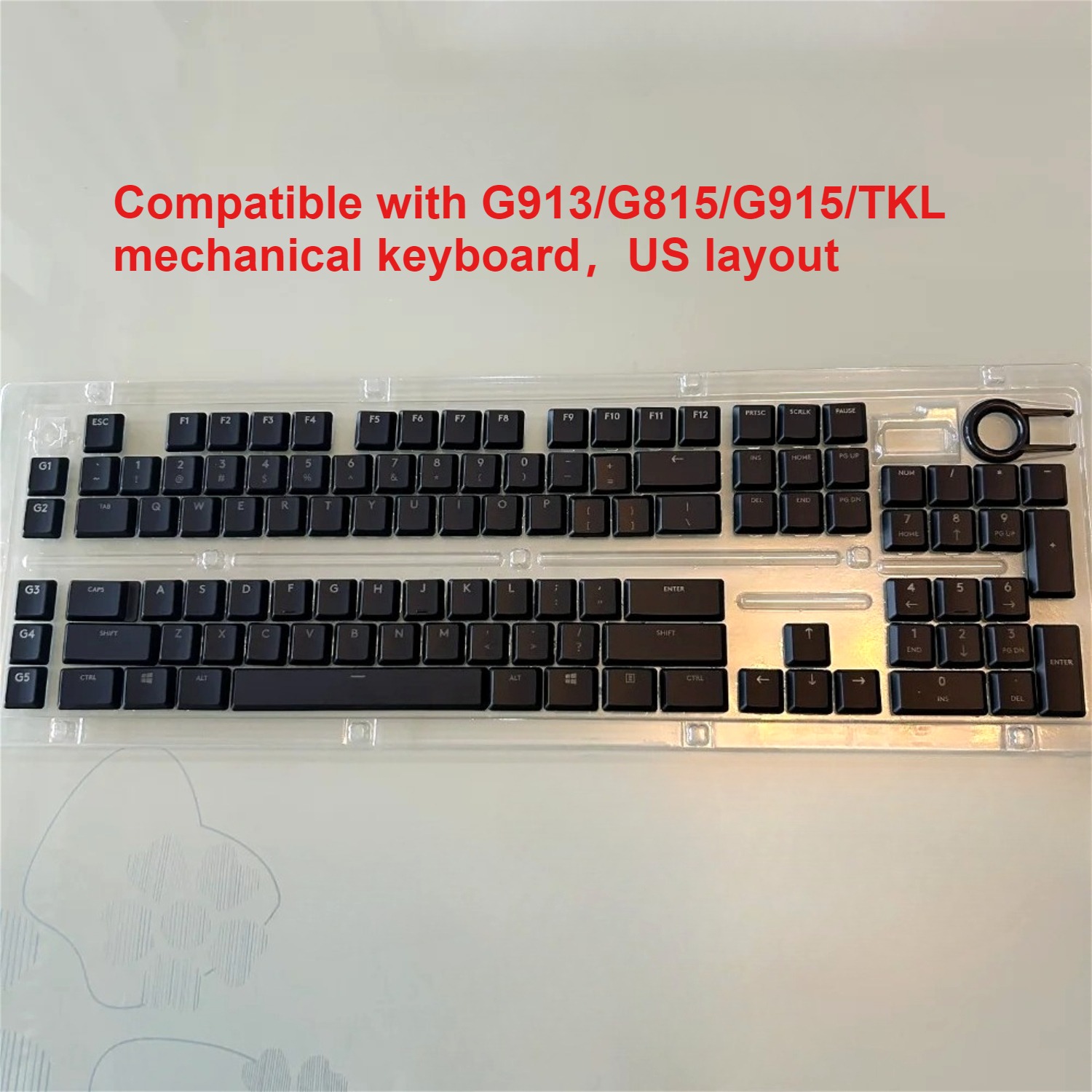Transparent low axis keycaps c - Keyboard Gaming Transparent recensie en prijs