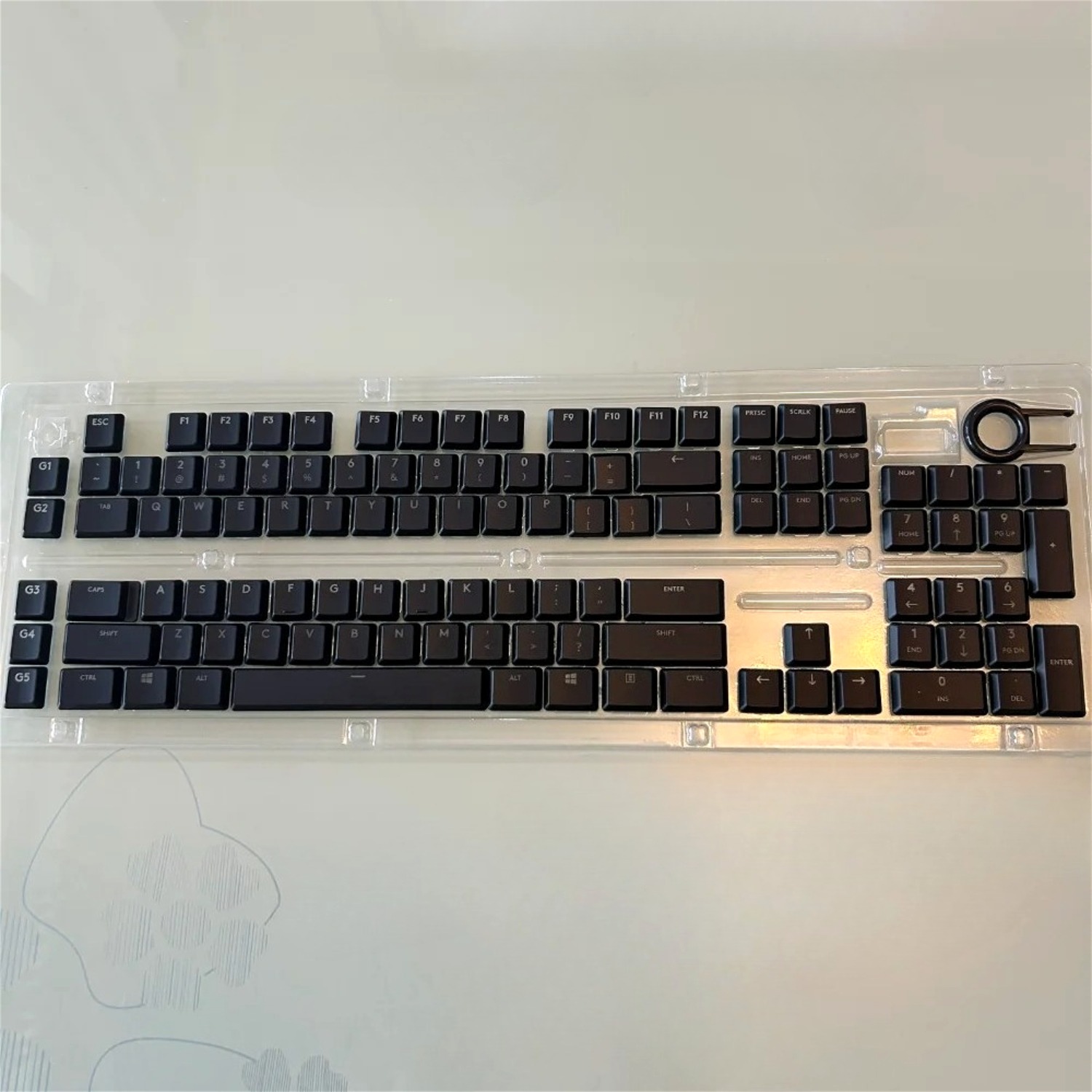 Transparent low axis keycaps c - Keyboard Gaming Transparent recensie en prijs