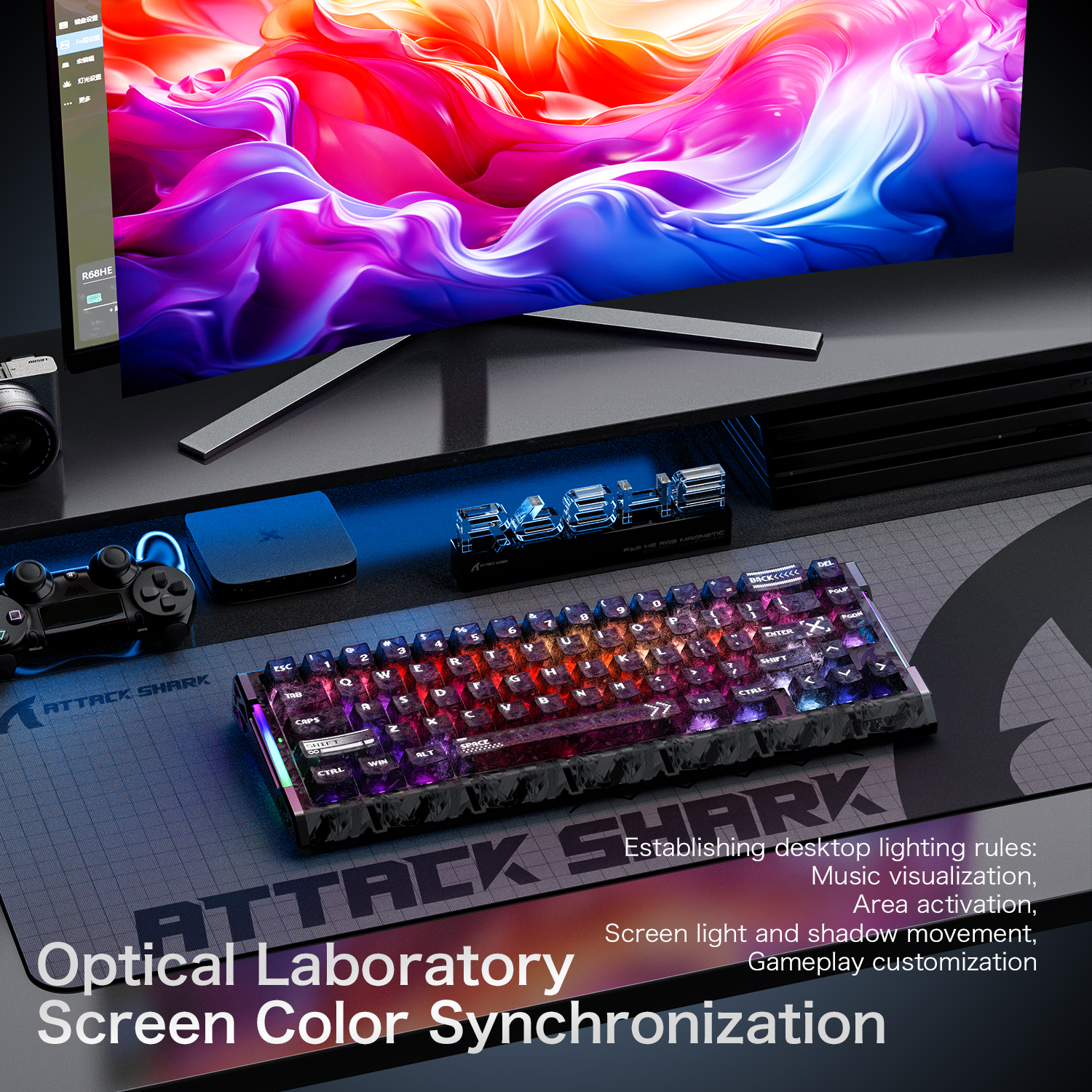 ATTACK SHARK R68 HE  magnetic  - Keyboard Gaming Mac recensie en prijs