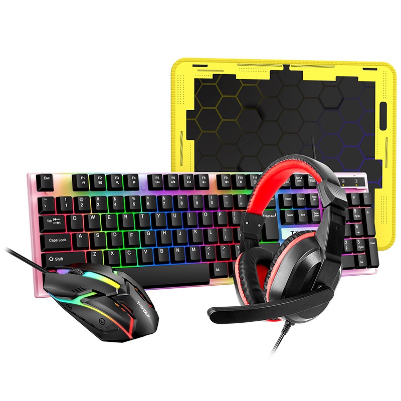 Spanish Russian Keyboard Layou - Gaming Keyboard And Mouse Combo recensie en prijs