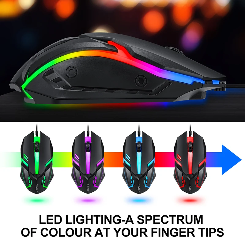 T-WOLF Game Four Piece TF800 I - Gaming Keyboard And Mouse Combo recensie en prijs